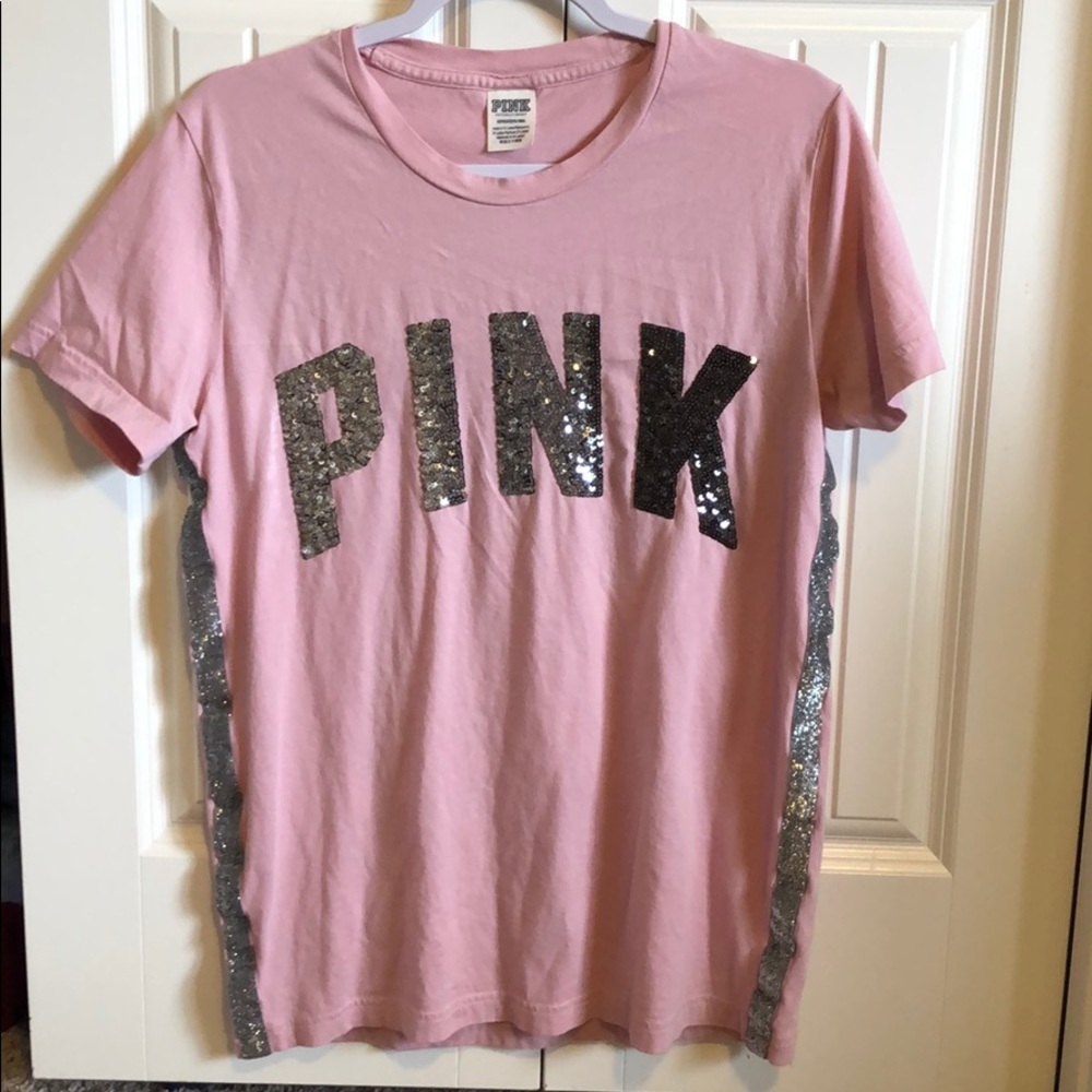 Victoria’s Secret Pink T-shirt rose blush sparkly